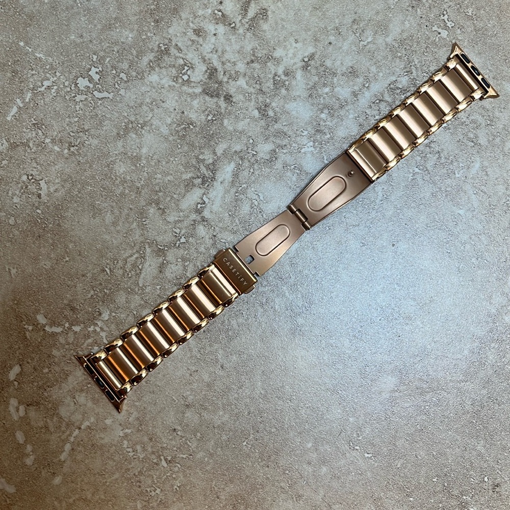 Casetify rose gold Apple Watch band - fits 38-41 mm (smaller) watch